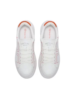 Sergio Tacchini 1966 Court Sneaker- White/ Adrenaline Rush New