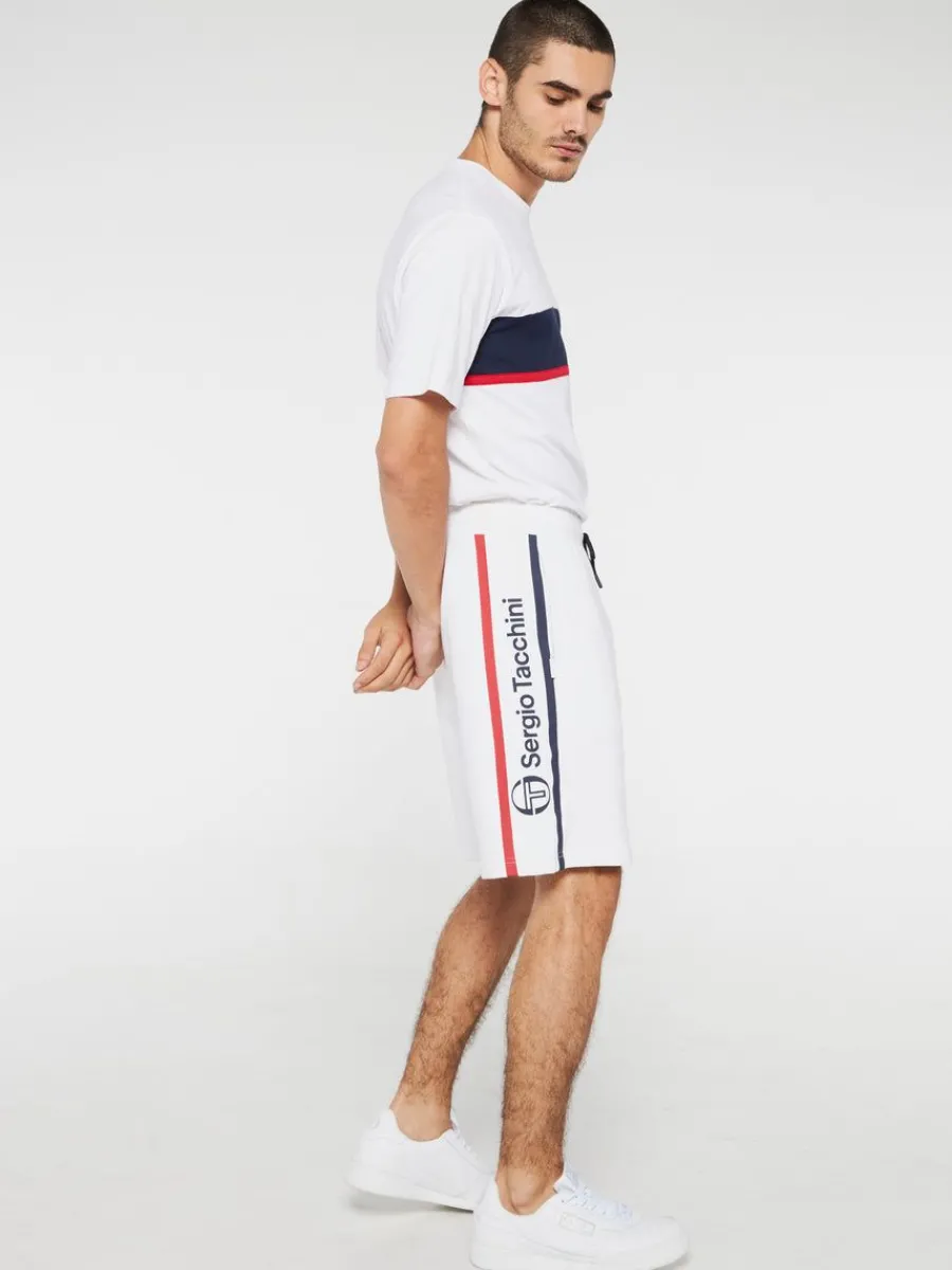 Sergio Tacchini Abbey Shorts- White/ Adrenaline Rush Online