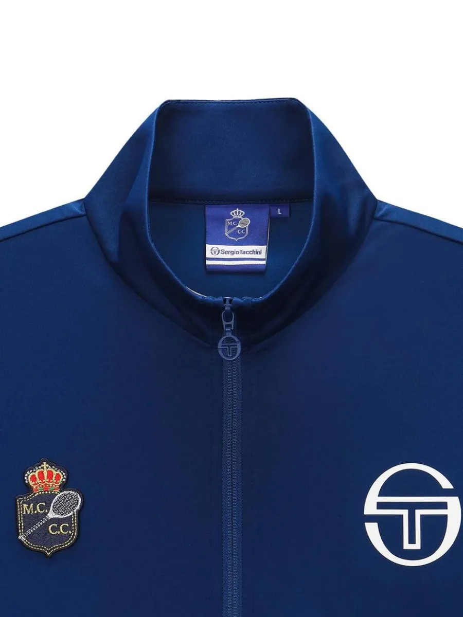 Sergio Tacchini Ace Staff Track Jacket- Navy Sale