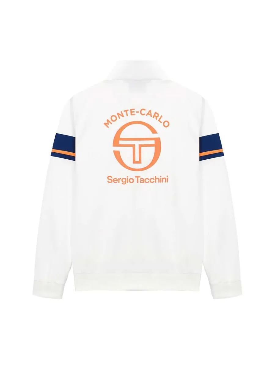 Sergio Tacchini Ace Staff Track Jacket- Off White Sale