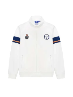 Sergio Tacchini Ace Staff Track Jacket- Off White Clearance