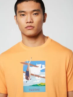 Sergio Tacchini Aereo T-Shirt- Tangerine