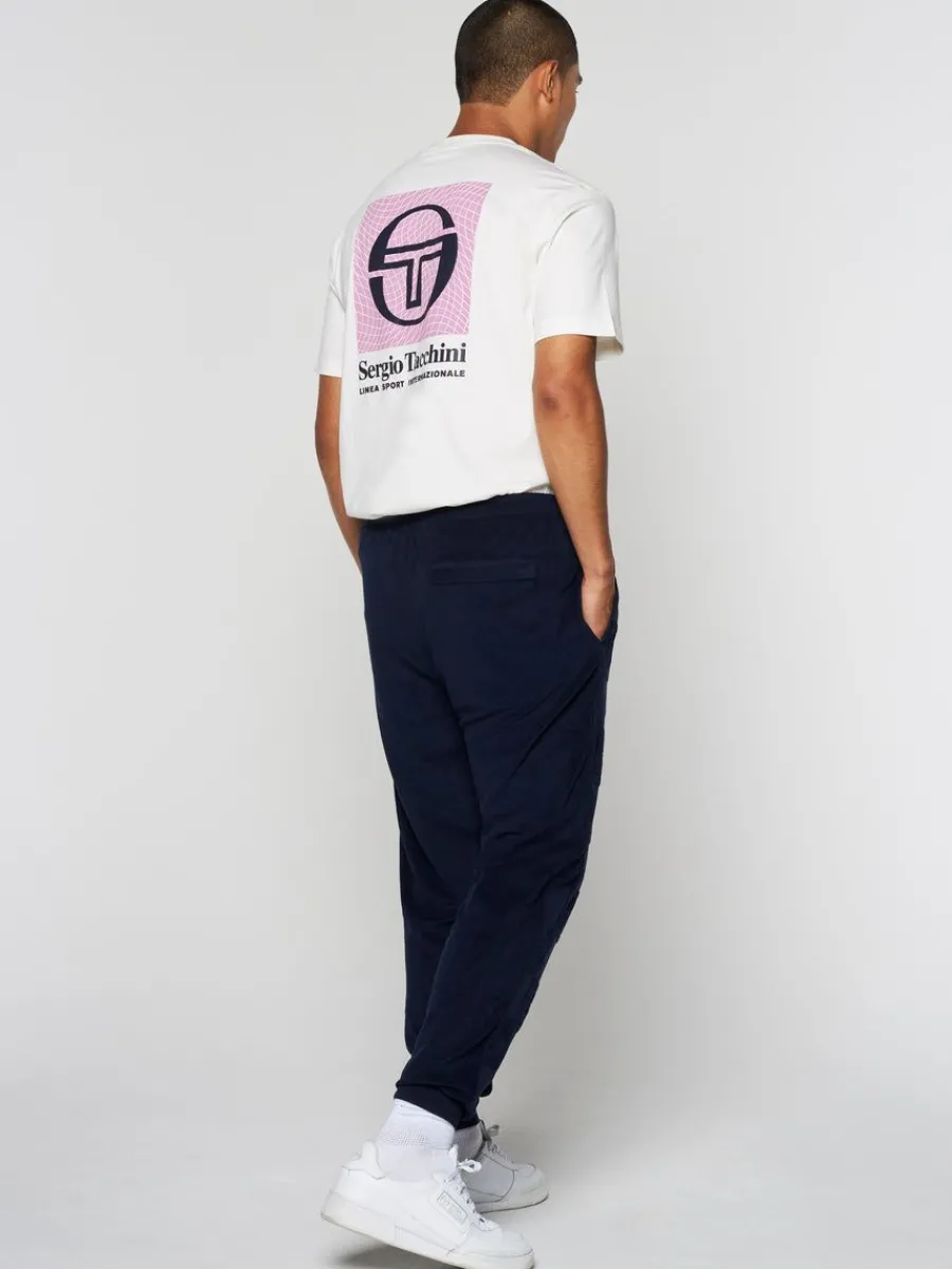 Sergio Tacchini Anzio Track Pant- Maritime Blue Hot
