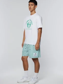 Sergio Tacchini Arch Type T-Shirt-White Clearance