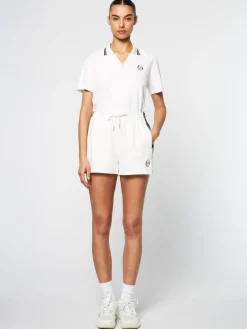 Sergio Tacchini Atri Velour Short- Gardenia Discount