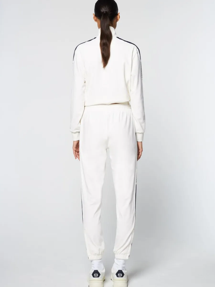Sergio Tacchini Atri Velour Track Jacket- Gardenia Outlet