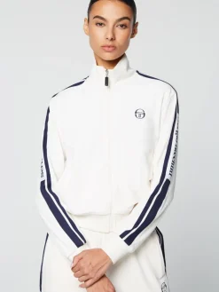 Sergio Tacchini Atri Velour Track Jacket- Gardenia Outlet