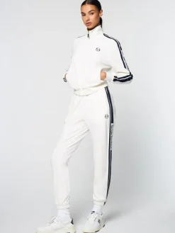 Sergio Tacchini Atri Velour Track Jacket- Gardenia Best