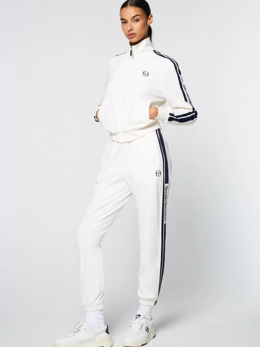 Sergio Tacchini Atri Velour Track Jacket- Gardenia Best