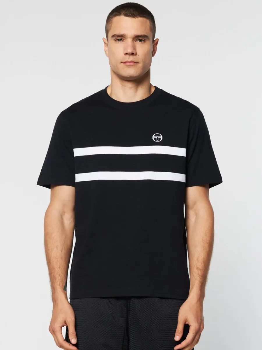 Sergio Tacchini Banda T-Shirt- Black Beauty New