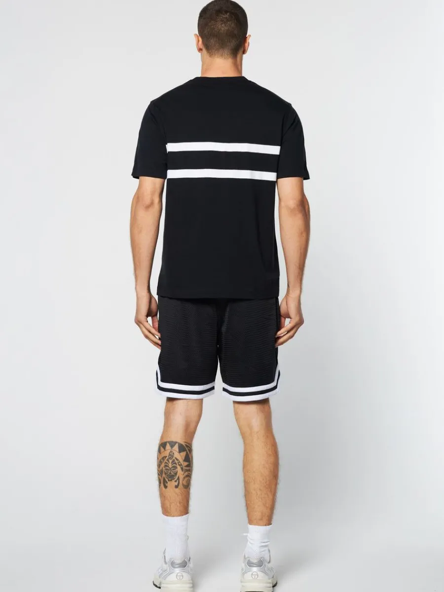 Sergio Tacchini Banda T-Shirt- Black Beauty Outlet