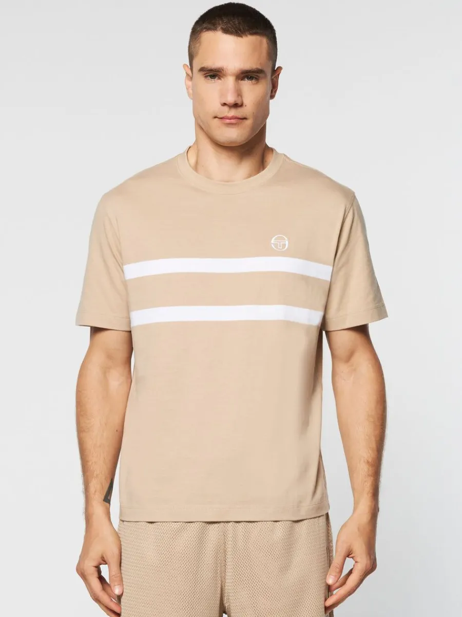 Sergio Tacchini Banda T-Shirt- Humus Sale