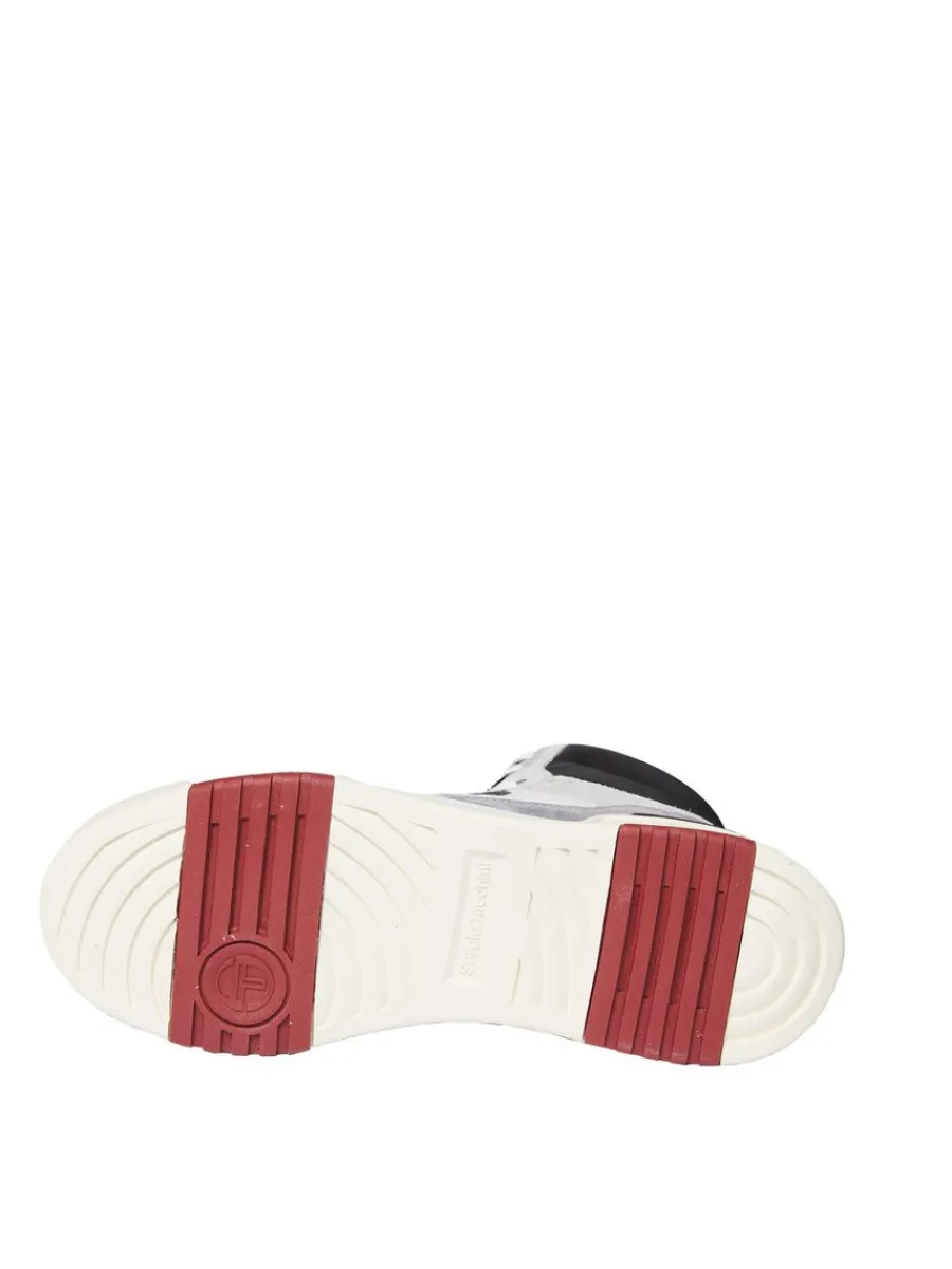Sergio Tacchini Bb Court Hi Sneaker- White/ Tofu/ Quiet Grey Best
