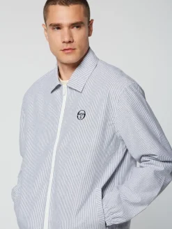 Sergio Tacchini Benvolio Oxford Jacket- Maritime Blue New