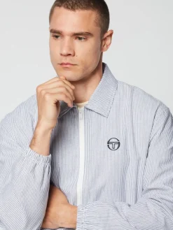 Sergio Tacchini Benvolio Oxford Jacket- Maritime Blue