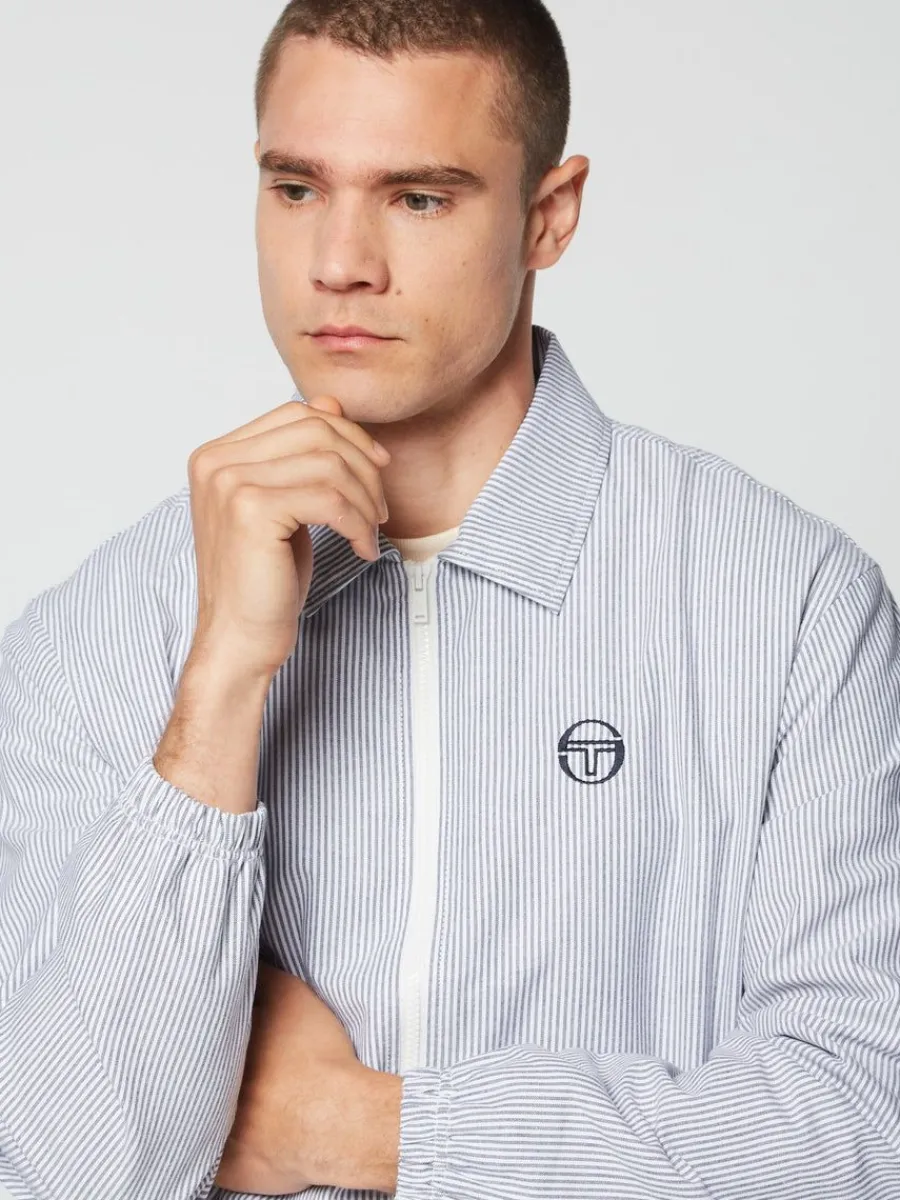 Sergio Tacchini Benvolio Oxford Jacket- Maritime Blue