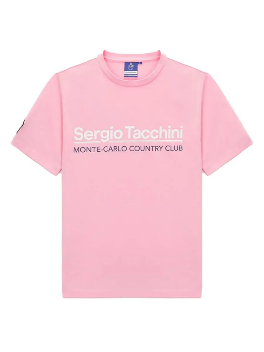Sergio Tacchini Bimane Mch T-Shirt- Light Pink Discount