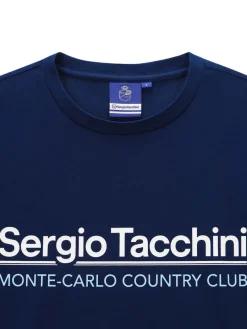 Sergio Tacchini Bimane Mch T-Shirt- Navy Best