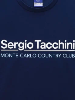 Sergio Tacchini Bimane Mch T-Shirt- Navy Best