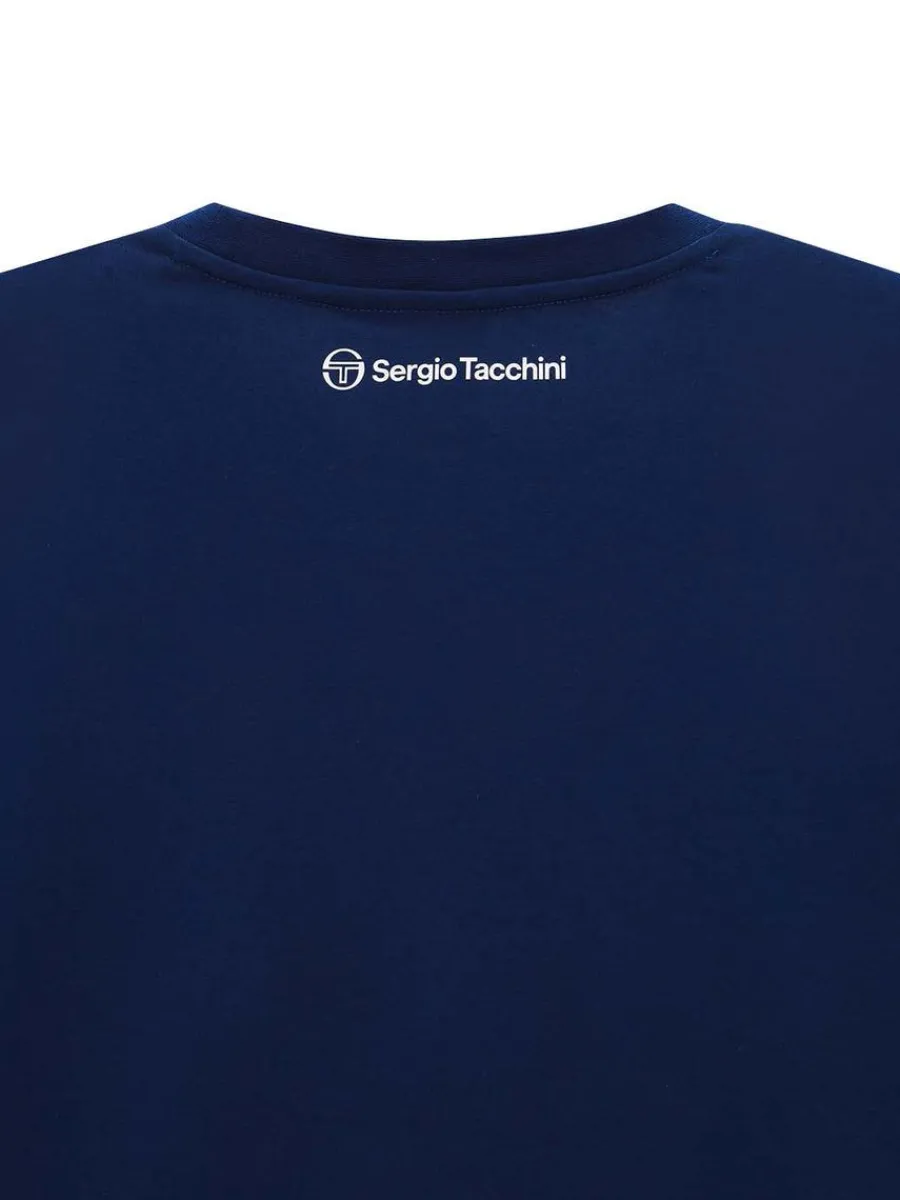 Sergio Tacchini Bimane Mch T-Shirt- Navy Best