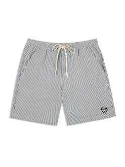 Sergio Tacchini Cosimo Oxford Shorts- Maritime Blue Clearance
