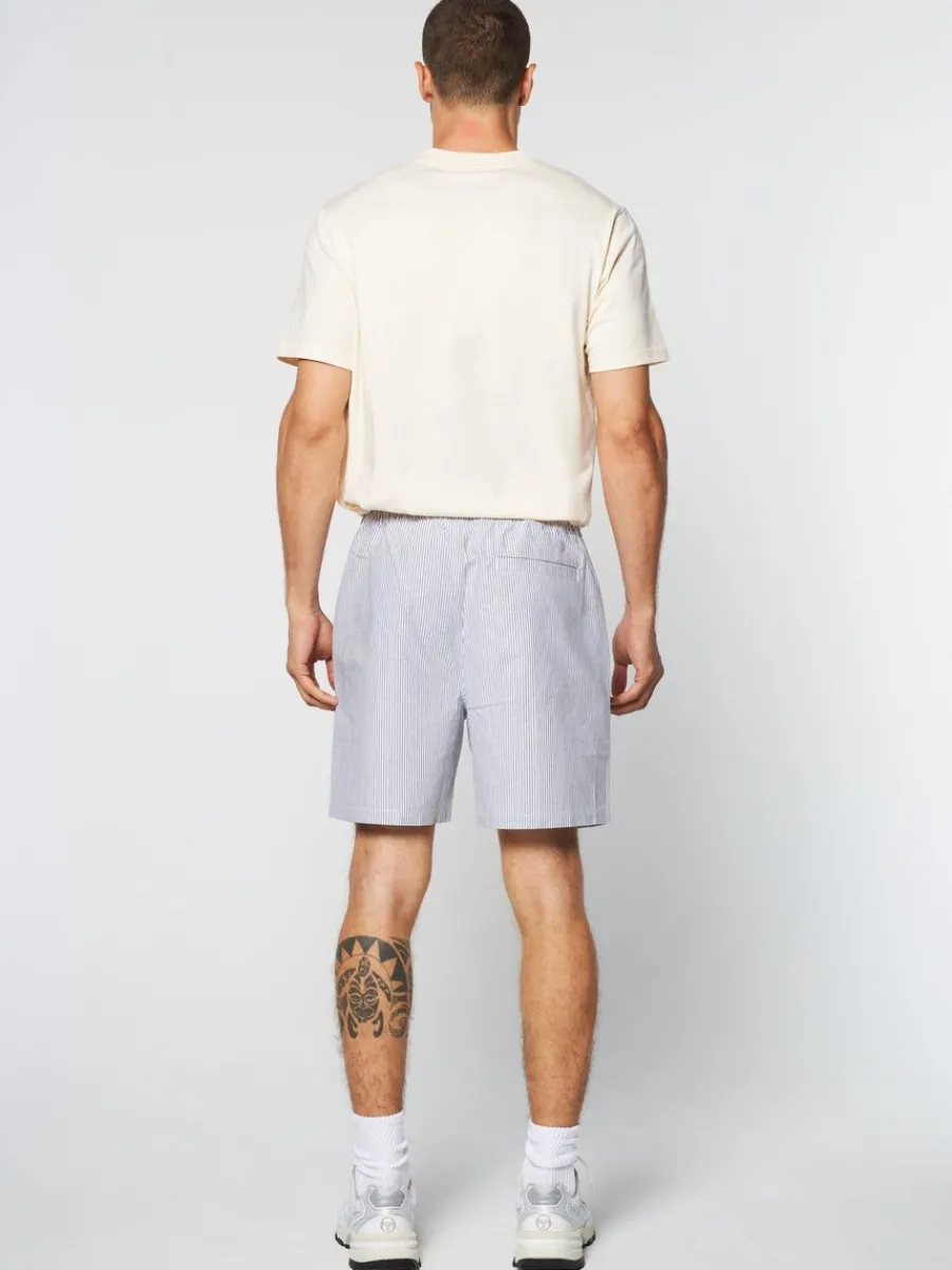 Sergio Tacchini Cosimo Oxford Shorts- Maritime Blue Clearance