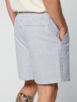 Sergio Tacchini Cosimo Oxford Shorts- Maritime Blue Clearance