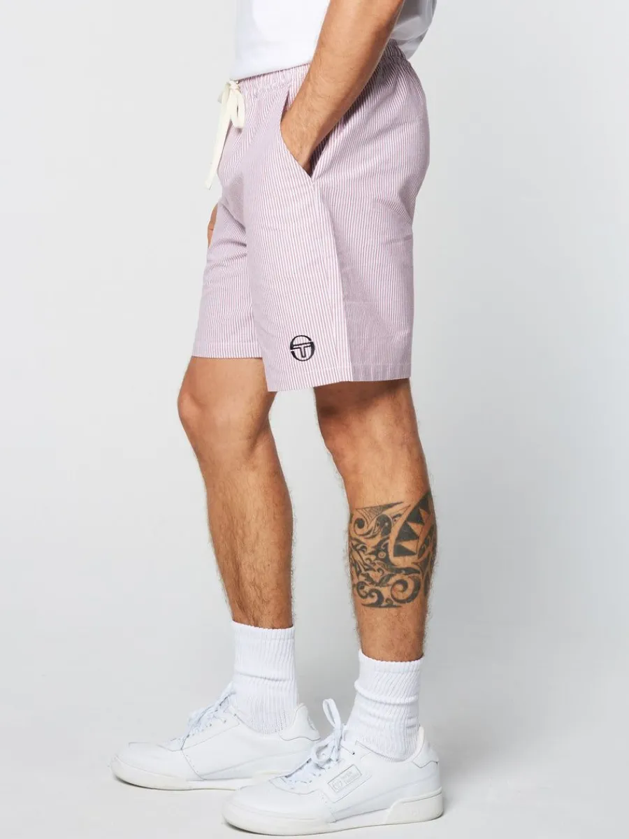 Sergio Tacchini Cosimo Oxford Shorts- Wild Rose Sale