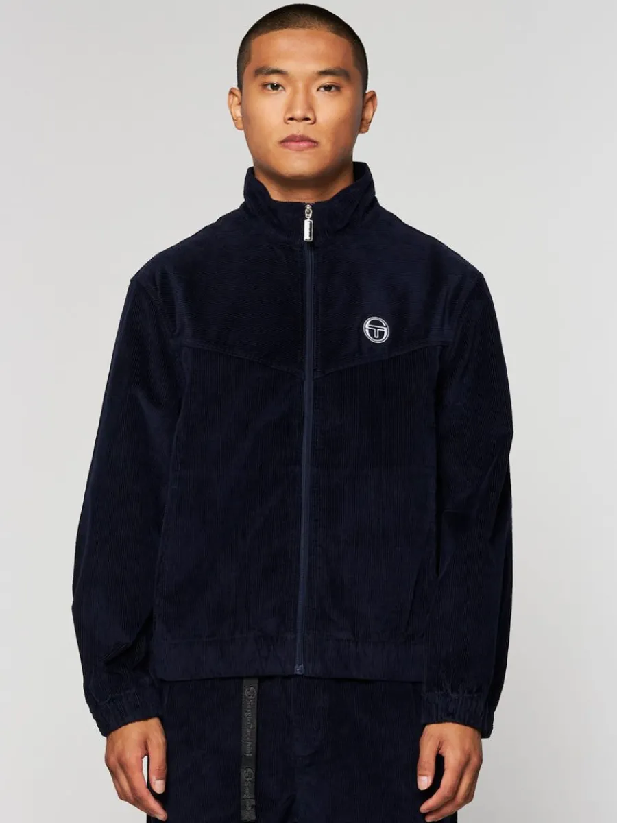 Sergio Tacchini Coste Zip-Up Jacket- Maritime Blue Best