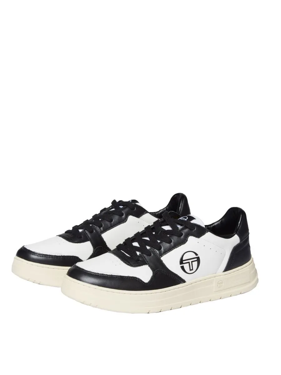 Sergio Tacchini Court Classic Mp Sneaker- Antique White/ Seedpearl/ Raven Best