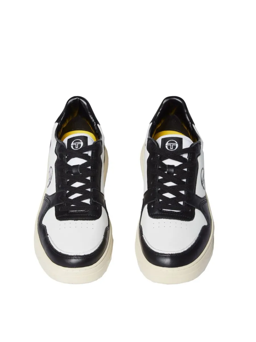 Sergio Tacchini Court Classic Mp Sneaker- Antique White/ Seedpearl/ Raven Best