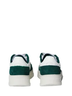 Sergio Tacchini Court Classic Mp Sneaker- White/ Tofu/ Botanical Garden New