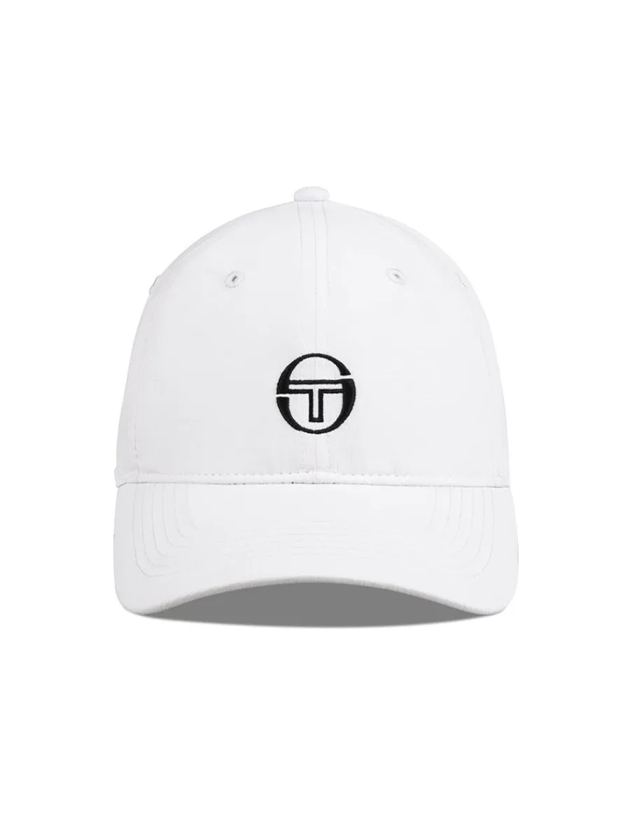 Sergio Tacchini Court Hat- Brilliant White Hot