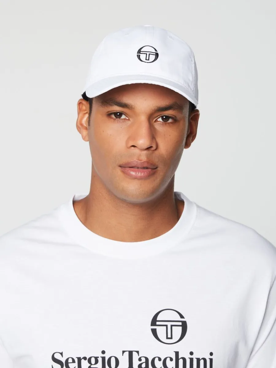 Sergio Tacchini Court Hat- Brilliant White Hot