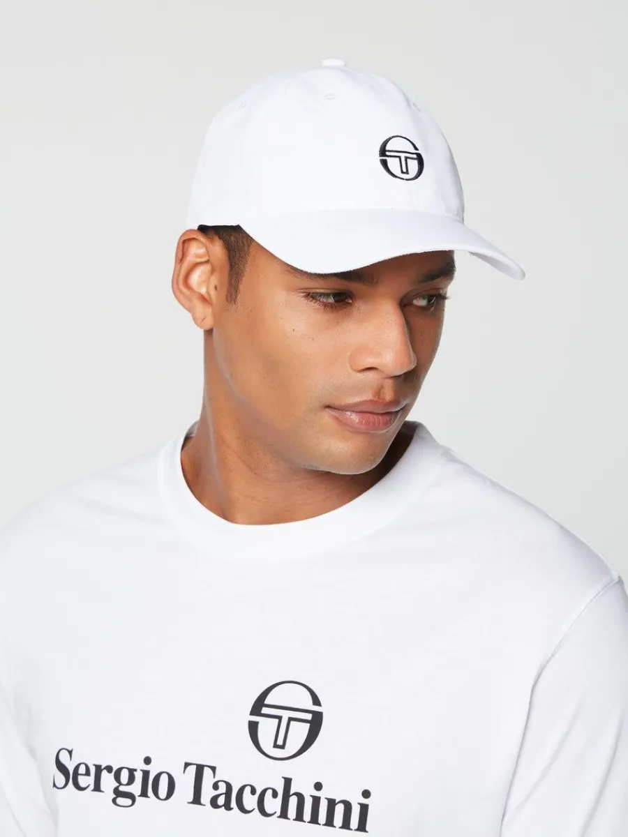 Sergio Tacchini Court Hat- Brilliant White Hot