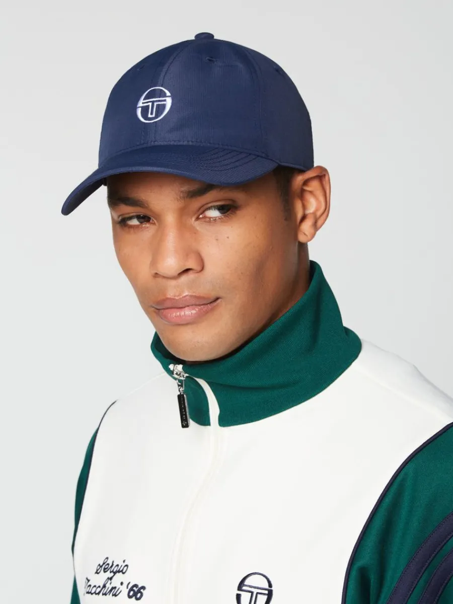 Sergio Tacchini Court Hat- Maritime Blue New