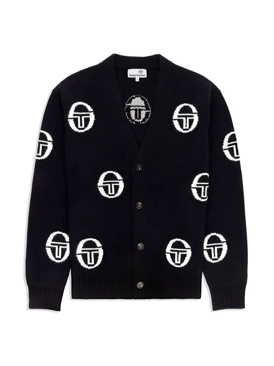 Sergio Tacchini Cucire Cardigan- Maritime Blue Best