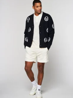 Sergio Tacchini Cucire Cardigan- Maritime Blue Best