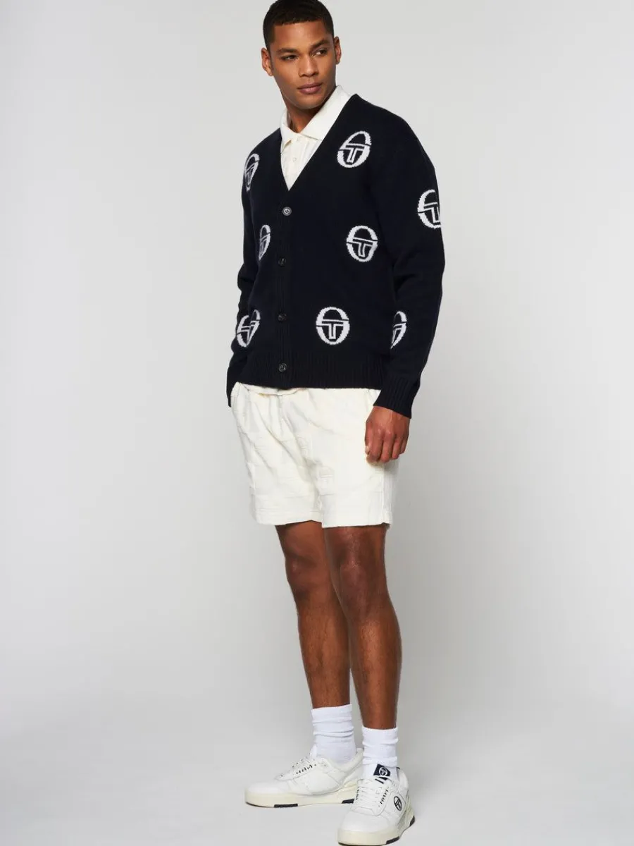 Sergio Tacchini Cucire Cardigan- Maritime Blue Best