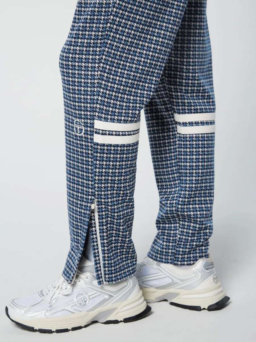Sergio Tacchini Dallas Houndstooth Track Pant- Maritime Blue Outlet