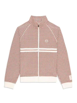 Sergio Tacchini Dallas Houndstooth Track Jacket- Poinciana Sale