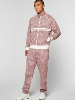 Sergio Tacchini Dallas Houndstooth Track Jacket- Poinciana Sale