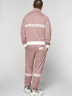 Sergio Tacchini Dallas Houndstooth Track Jacket- Poinciana Sale