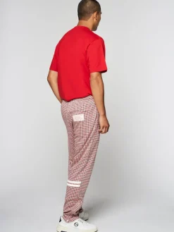 Sergio Tacchini Dallas Houndstooth Track Pant- Poinciana Clearance