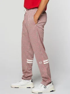 Sergio Tacchini Dallas Houndstooth Track Pant- Poinciana