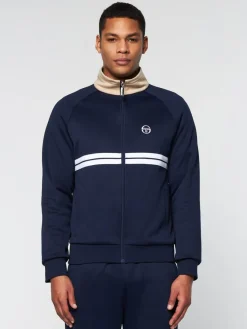 Sergio Tacchini Dallas Track Jacket Archivio- Maritime Blue/ Humus Outlet