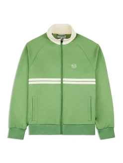 Sergio Tacchini Dallas Track Jacket Archivio- Jade Green/ Pearl Ivory Hot
