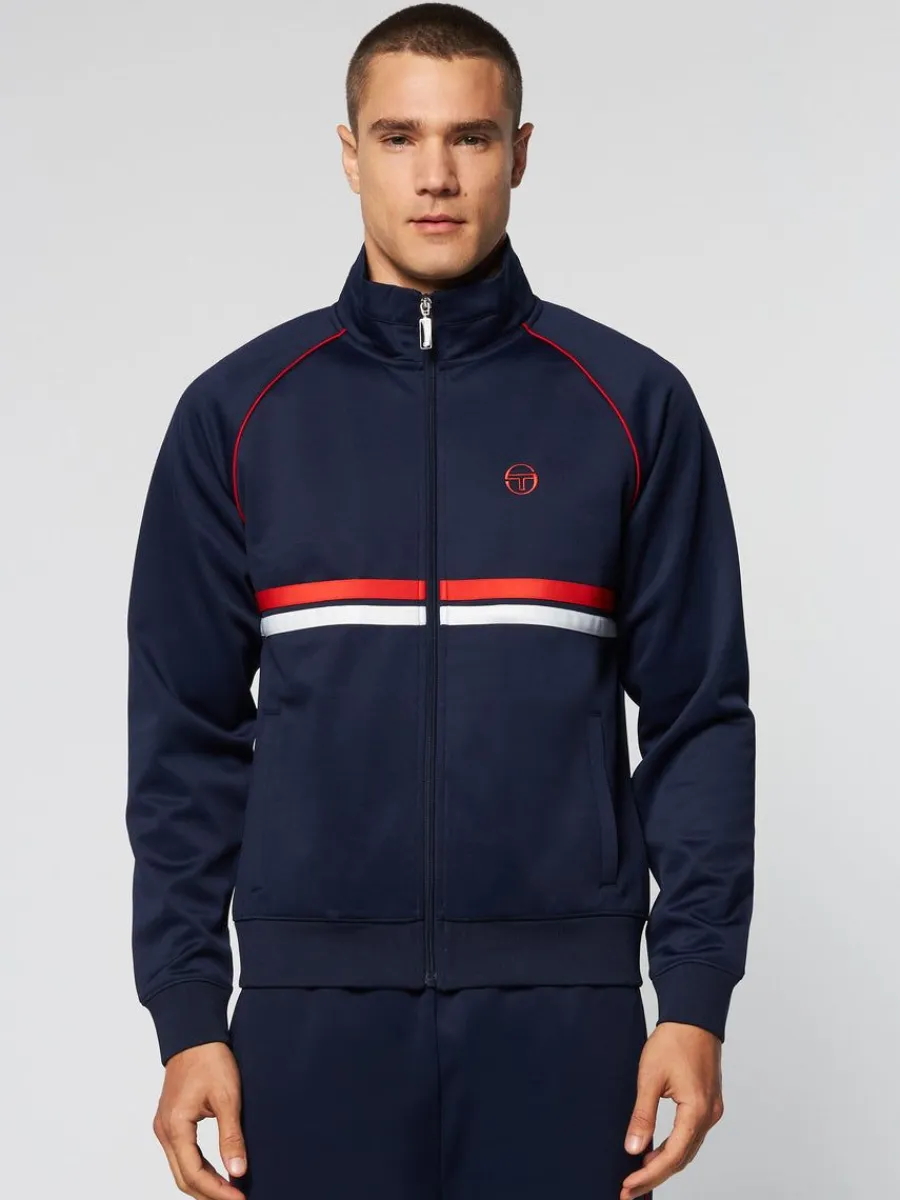 Sergio Tacchini Dallas Track Jacket- Maritime Blue Best