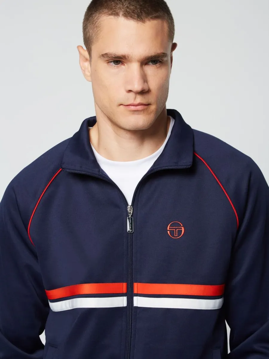 Sergio Tacchini Dallas Track Jacket- Maritime Blue Best