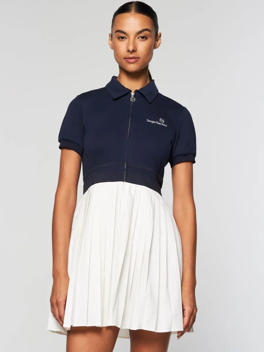 Sergio Tacchini Damarindo Dress- Maritime Blue/ White Hot